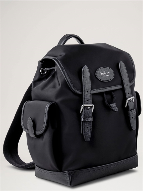 Mini Heritage Nylon Backpack Black Nylon